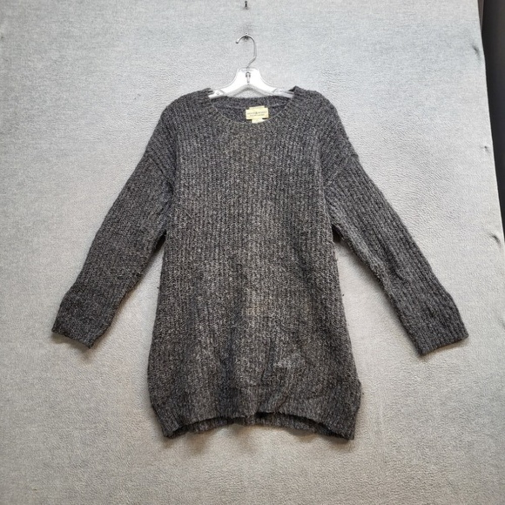 Denim & Supply Ralph Lauren Women Sweater Small Gray Alpaca Wool Italian Knit